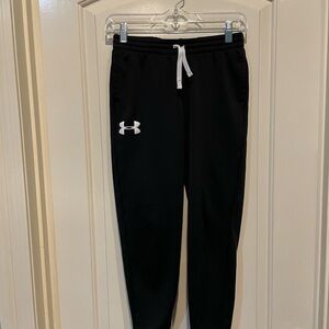 Boys Under Armour Coldgear Joggers, Youth Large, Black